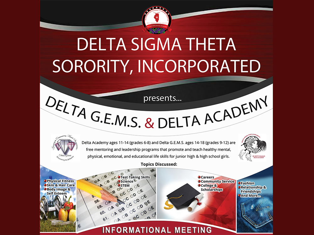 Delta G.E.M.S. & Academy Informational Meeting