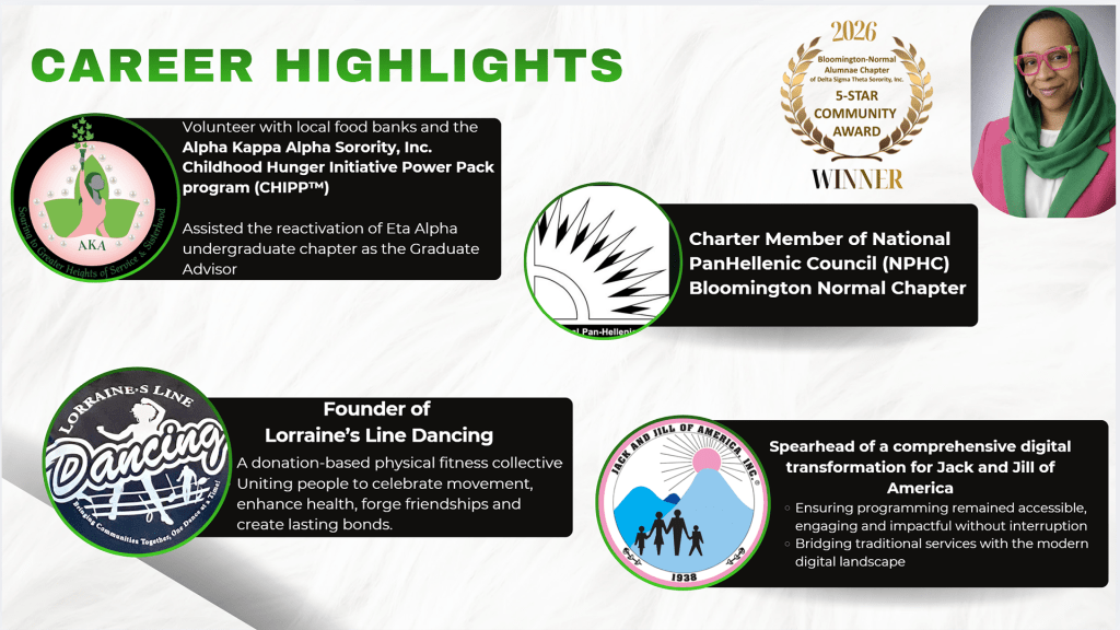 Lorraine Muhammad 2026 5-Star Community Award Winner